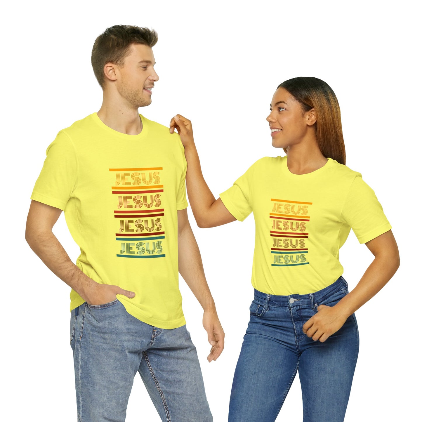 Retro Jesus Short Sleeve Tee