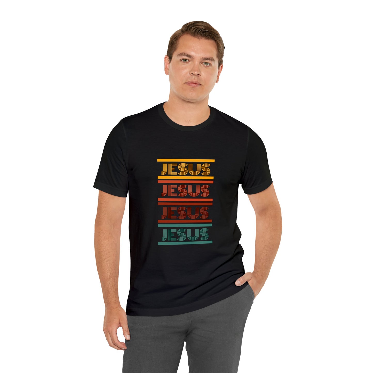 Retro Jesus Short Sleeve Tee