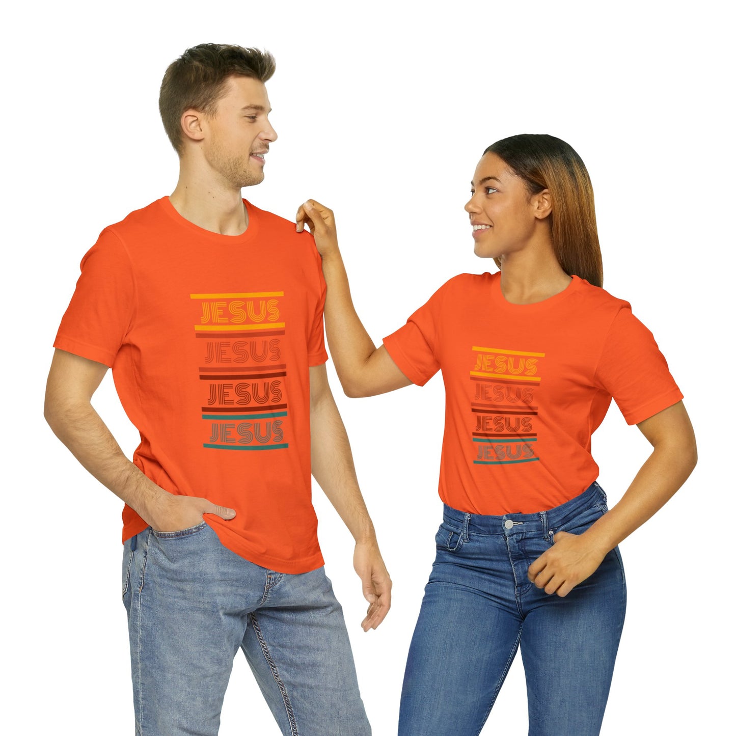 Retro Jesus Short Sleeve Tee