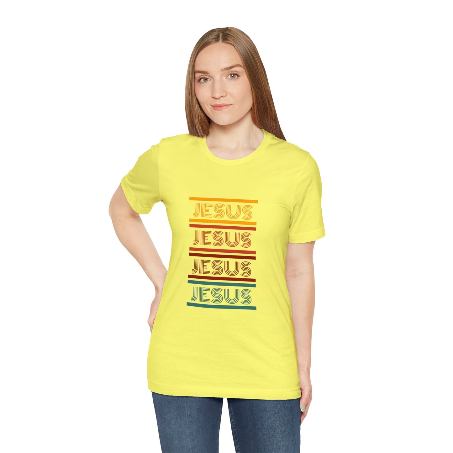 Retro Jesus Short Sleeve Tee