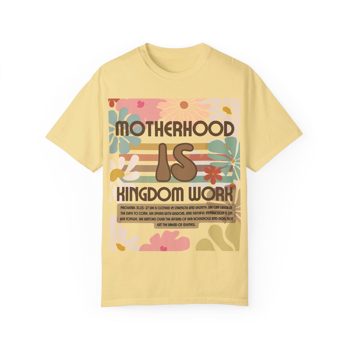 Christian Motherhood Comfort Color T-shirt