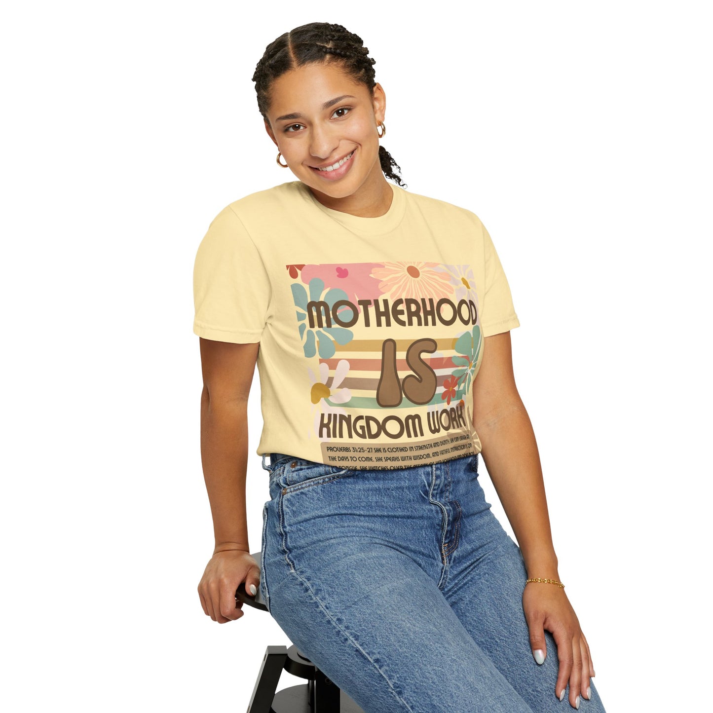 Christian Motherhood Comfort Color T-shirt