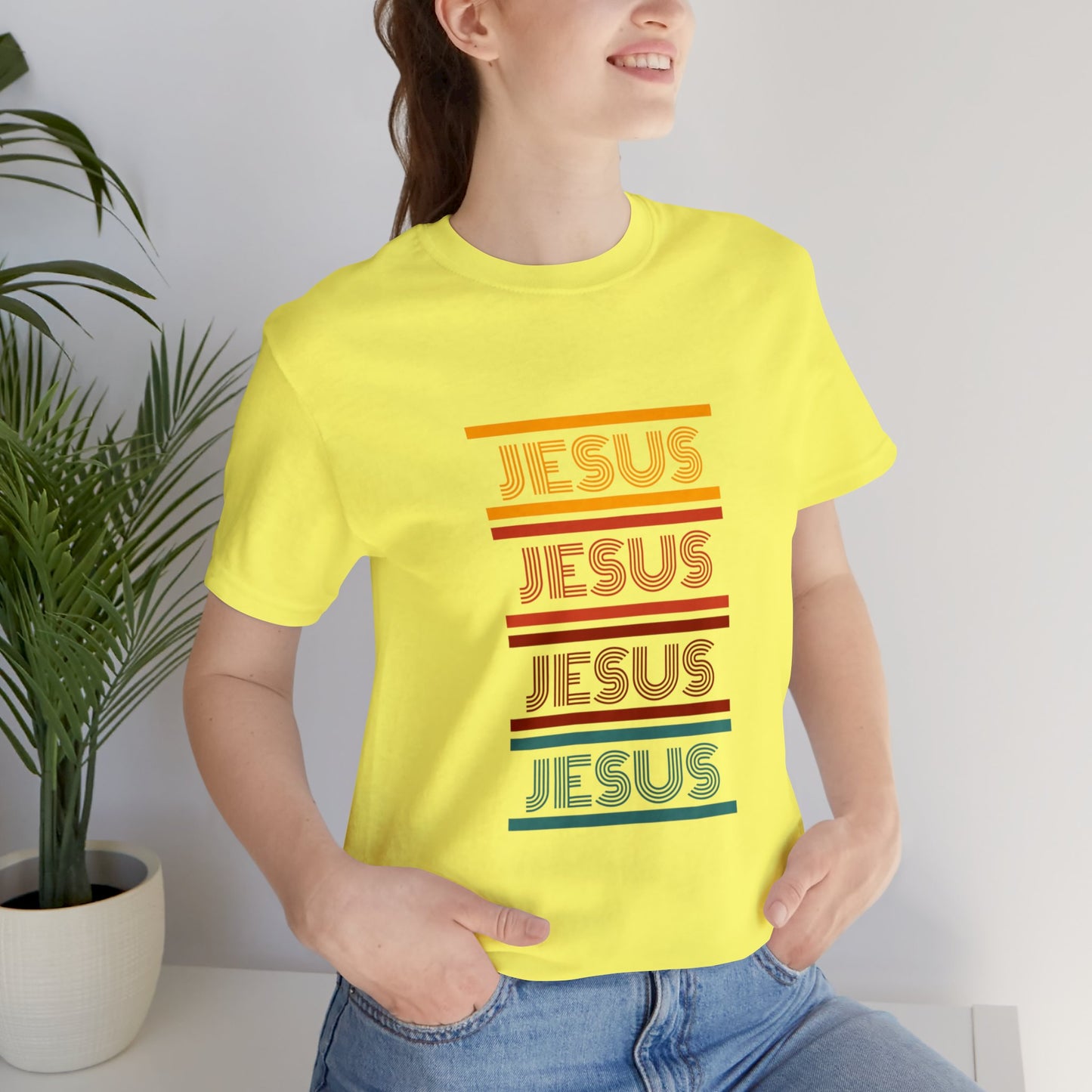 Retro Jesus Short Sleeve Tee