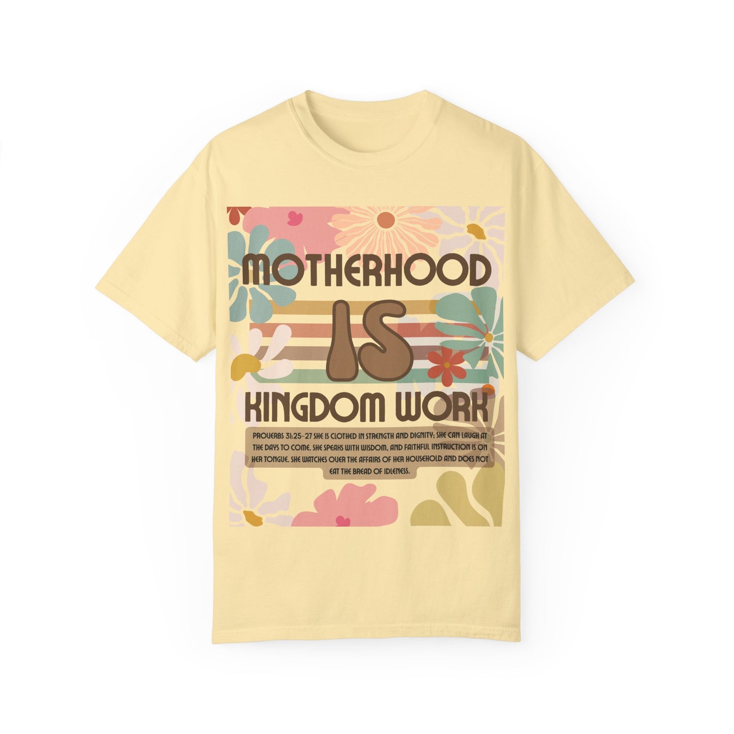 Christian Motherhood Comfort Color T-shirt