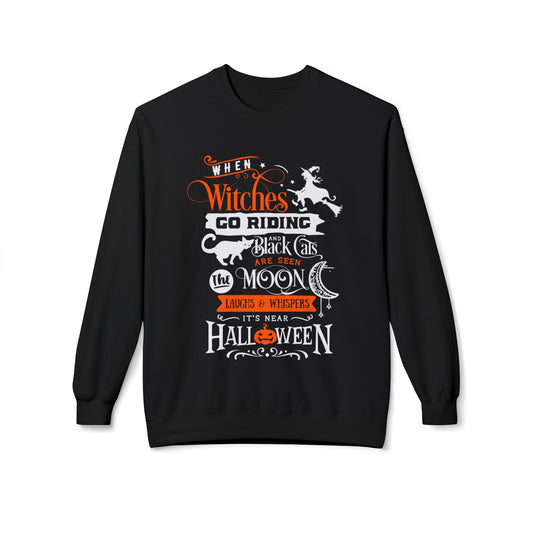 Halloween is Near Softstyle Fleece Crewneck Sweatshirt