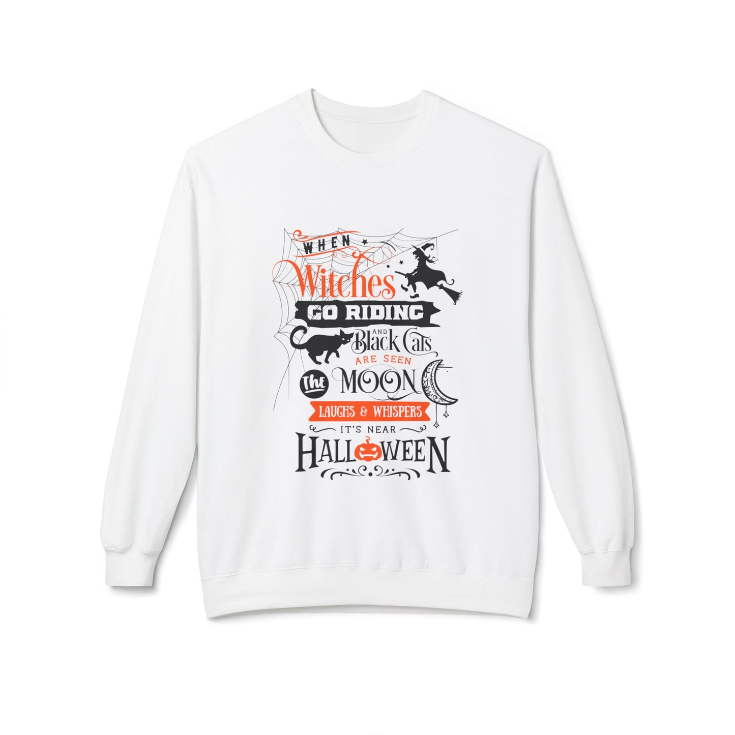 Halloween is Near Softstyle Fleece Crewneck Sweatshirt