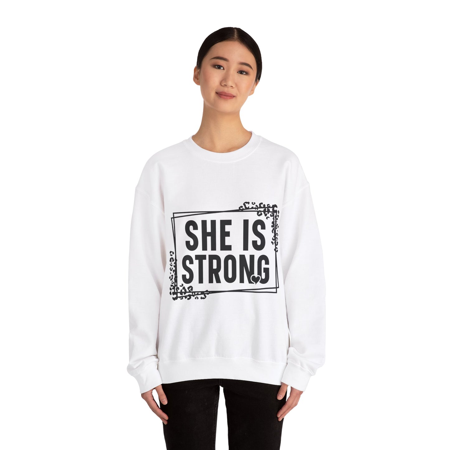 She Is Strong Crewneck Sweatshirt