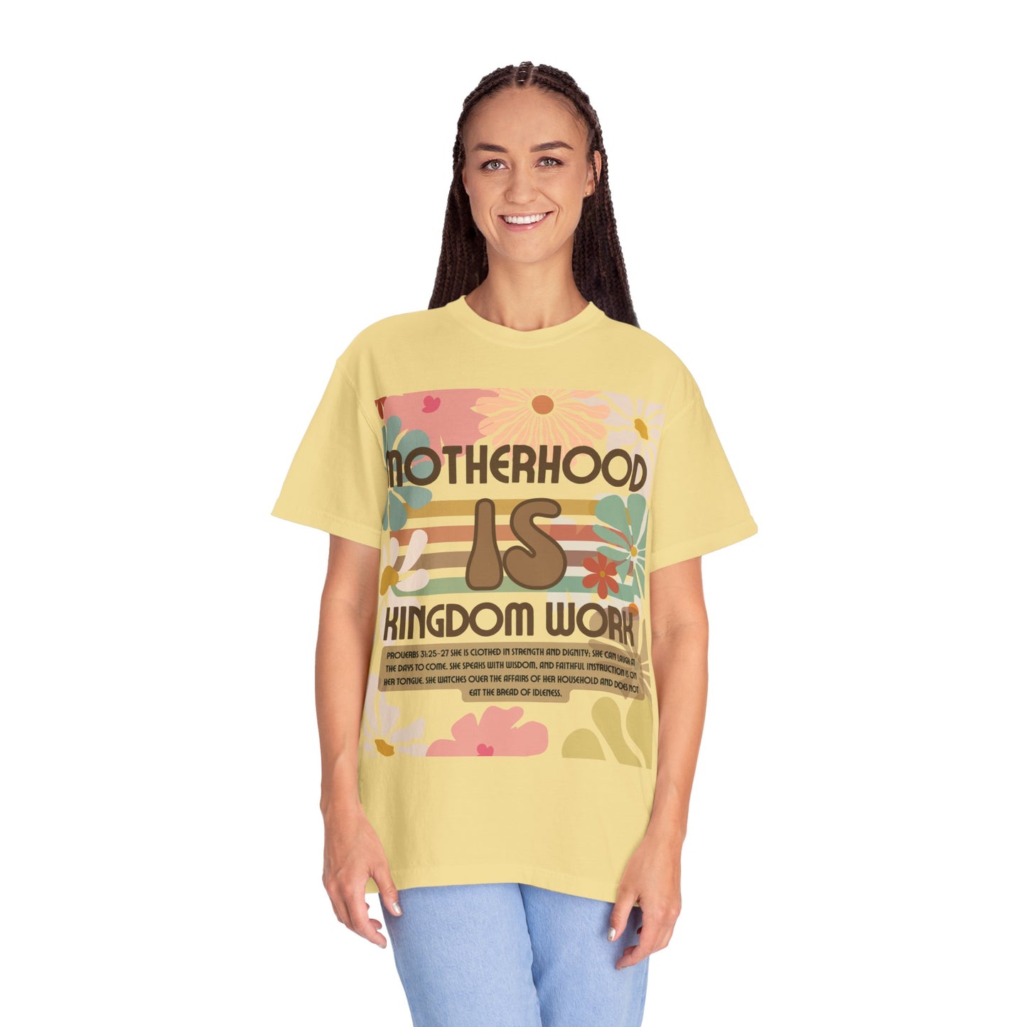 Christian Motherhood Comfort Color T-shirt