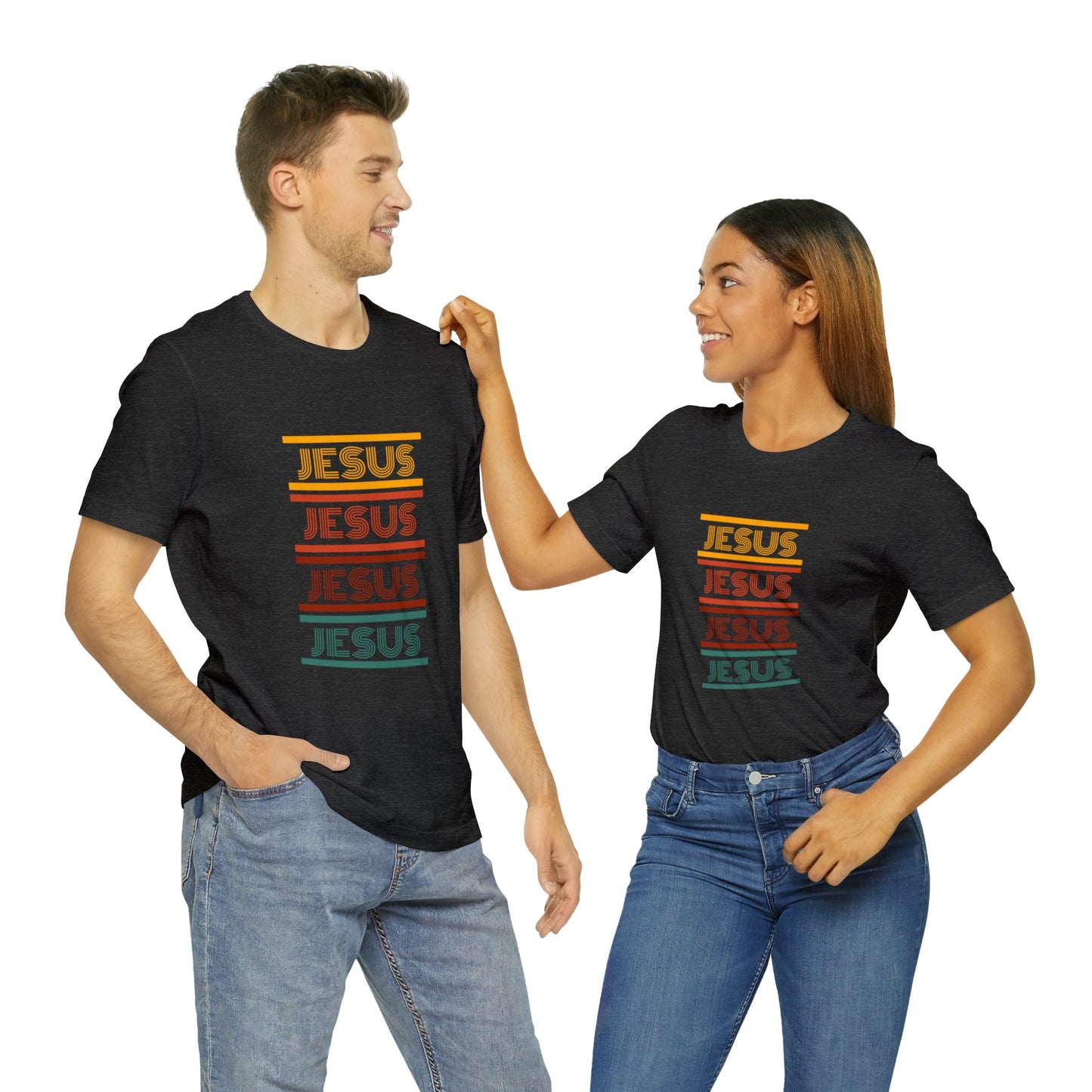 Retro Jesus Short Sleeve Tee