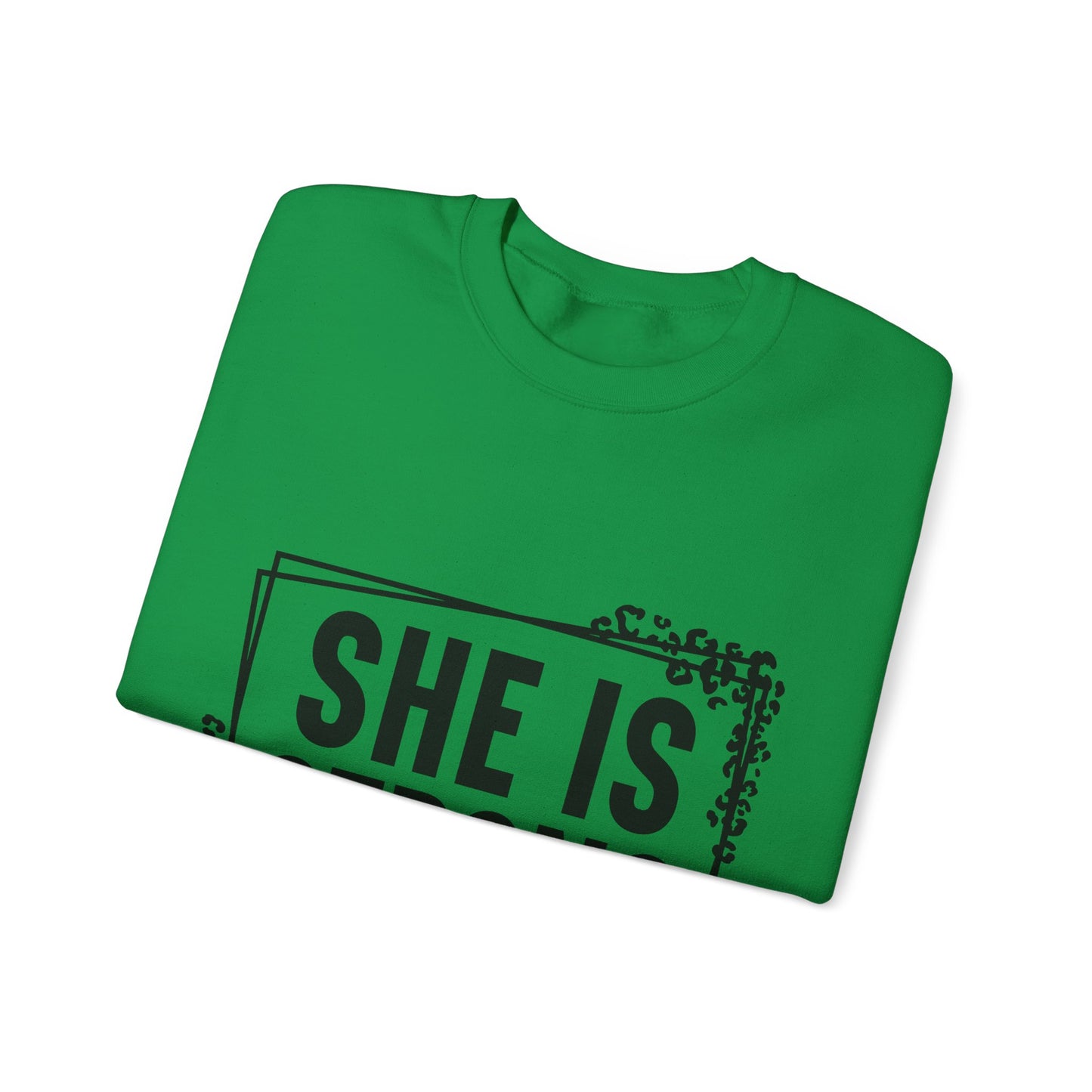 She Is Strong Crewneck Sweatshirt
