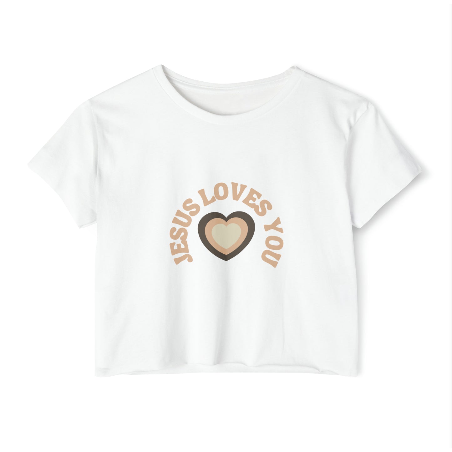 Jesus Loves You  Crop Top
