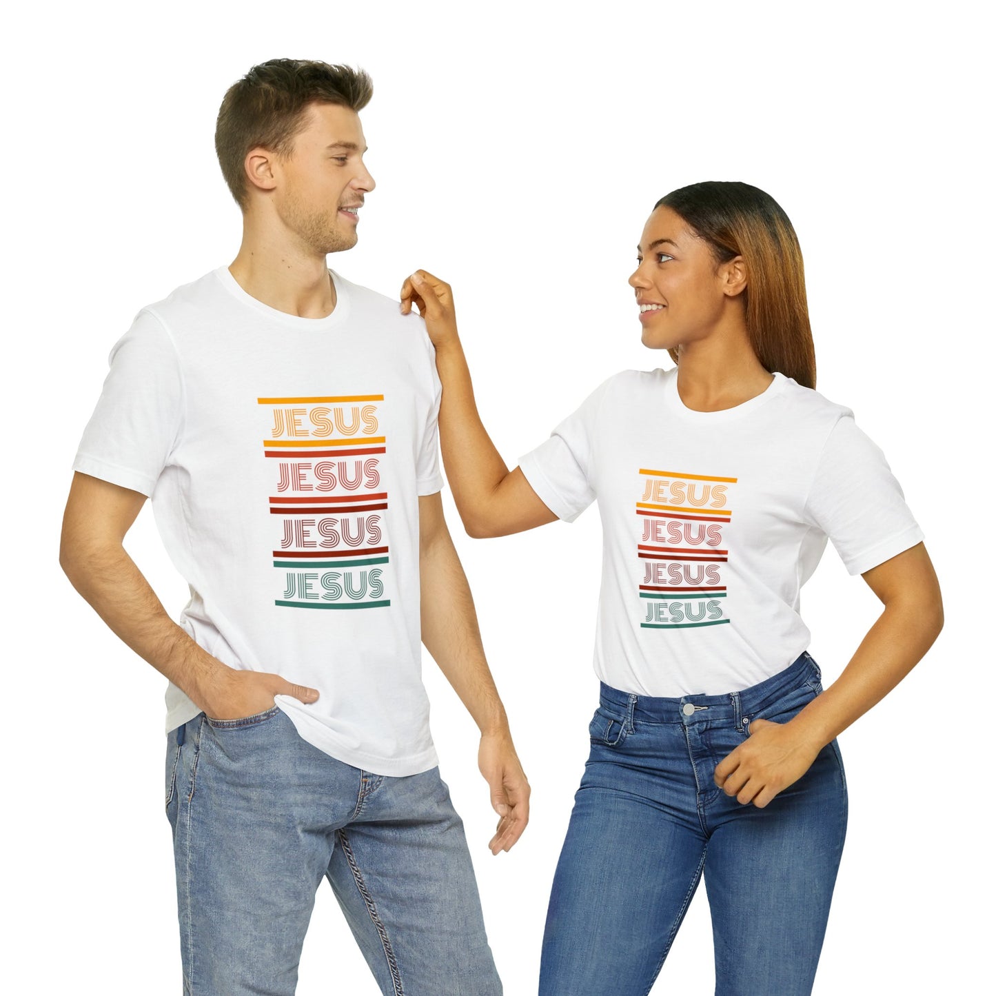 Retro Jesus Short Sleeve Tee