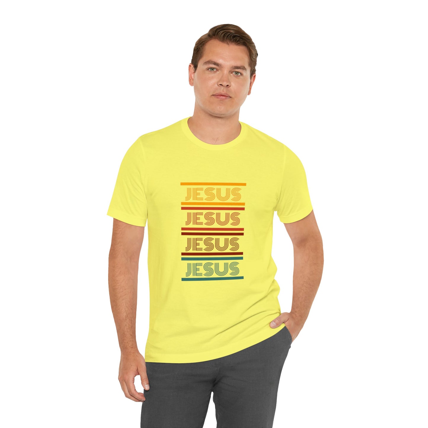 Retro Jesus Short Sleeve Tee