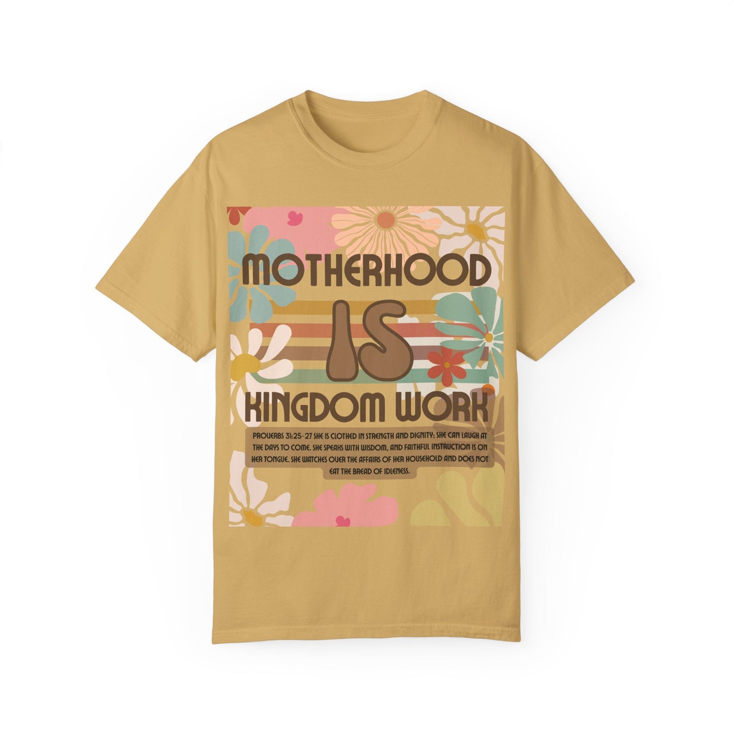 Christian Motherhood Comfort Color T-shirt