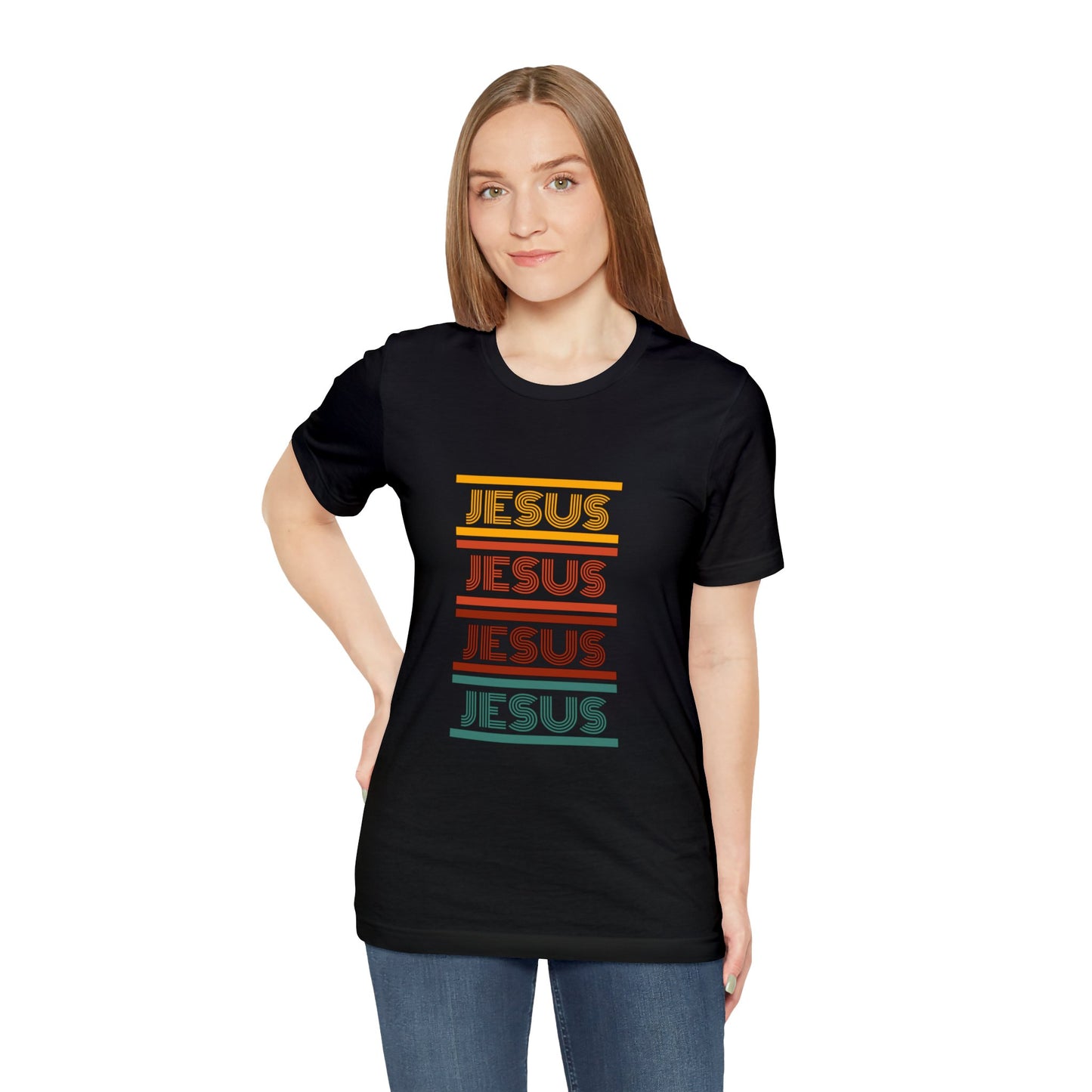 Retro Jesus Short Sleeve Tee