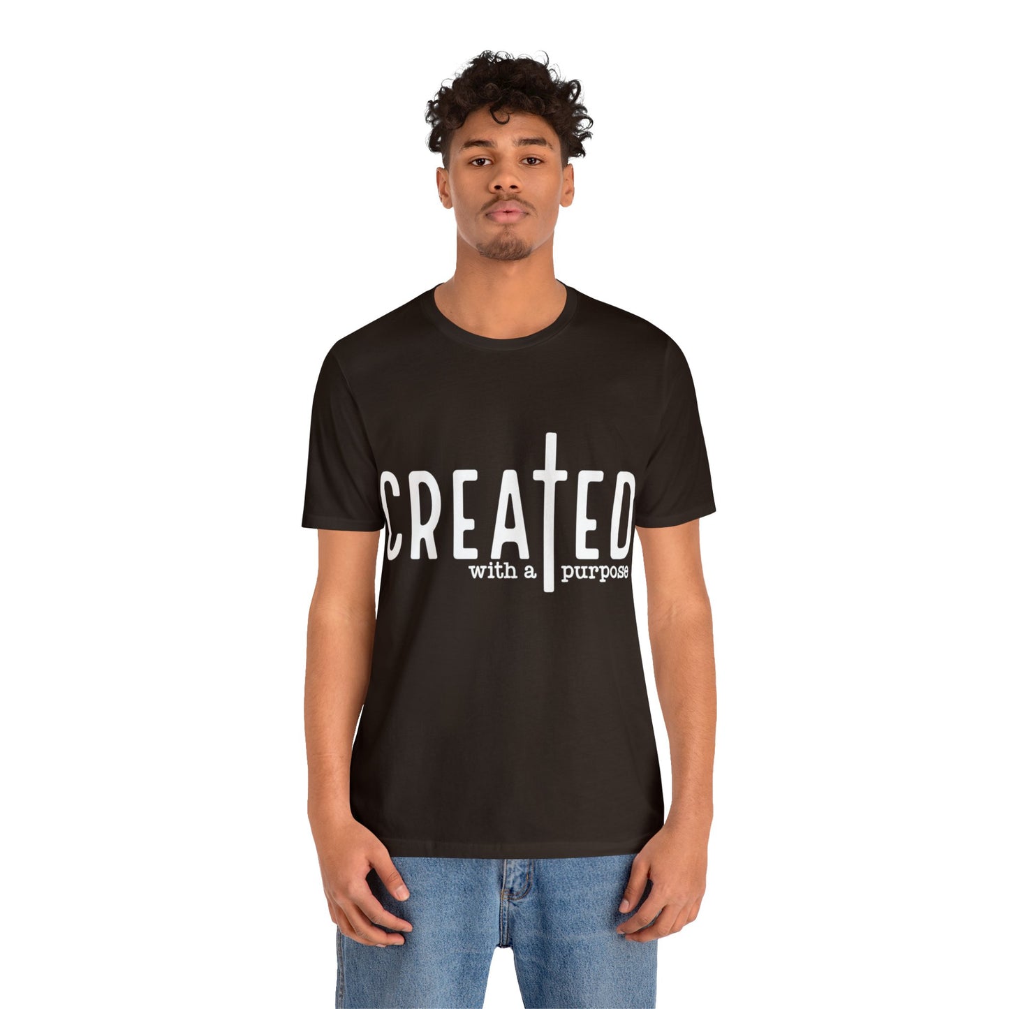 Unisex Created With A Purpose Short Sleeve Tee