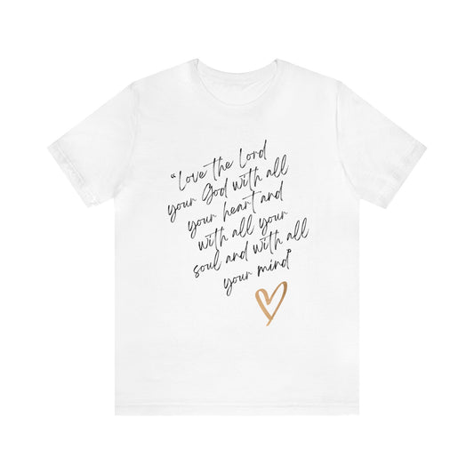 Love The Lord Handwritten