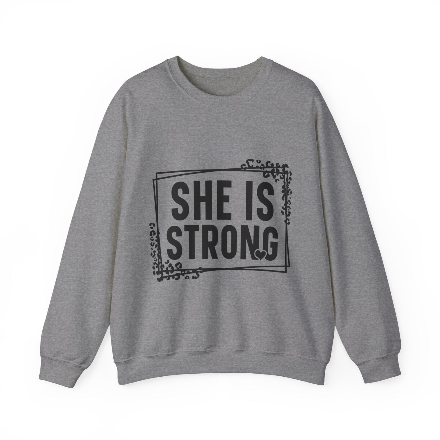 She Is Strong Crewneck Sweatshirt