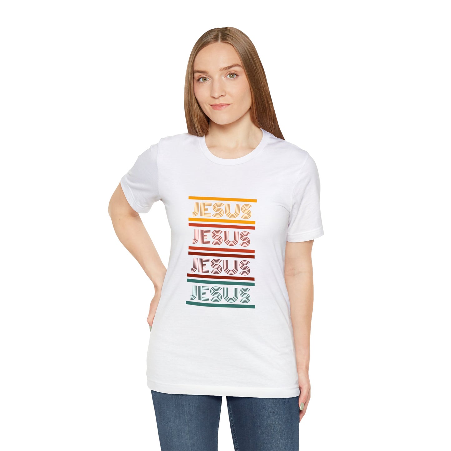 Retro Jesus Short Sleeve Tee