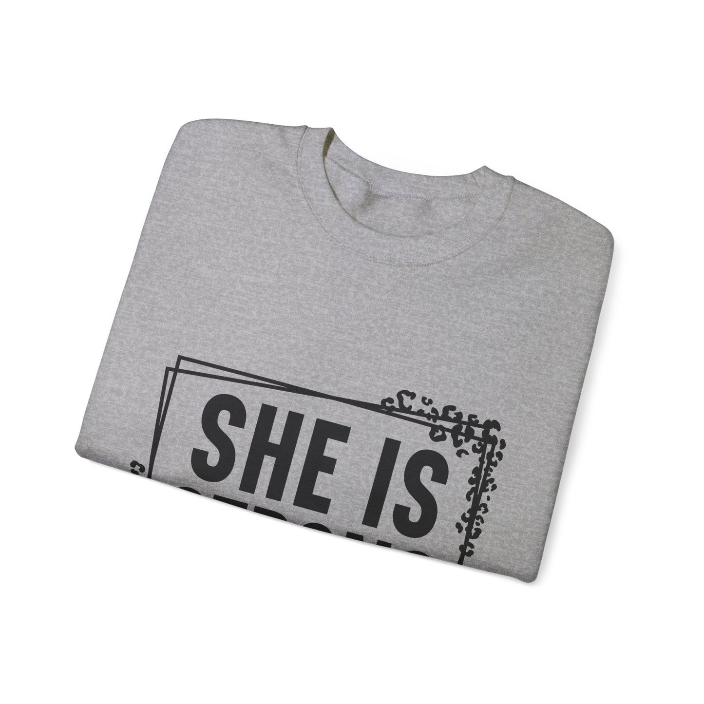 She Is Strong Crewneck Sweatshirt