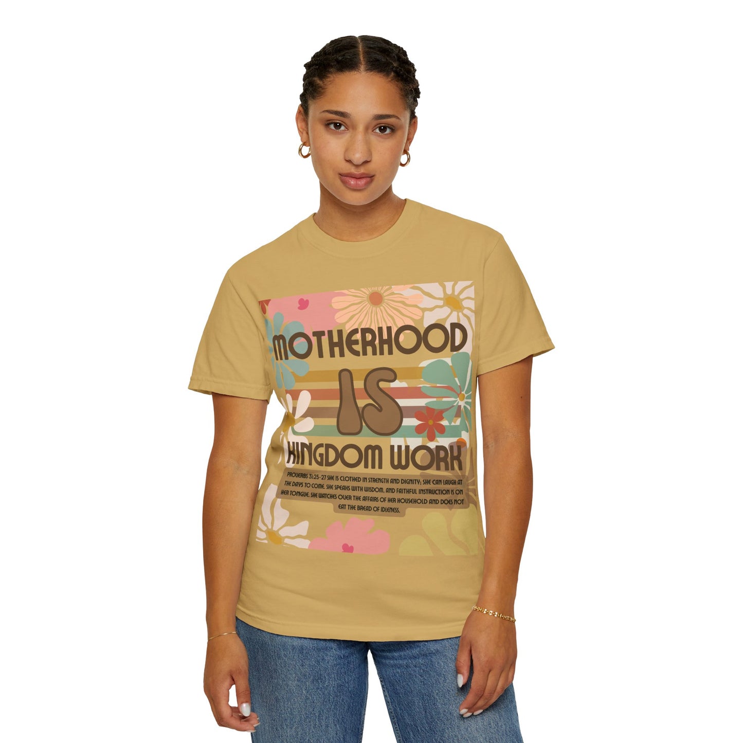 Christian Motherhood Comfort Color T-shirt