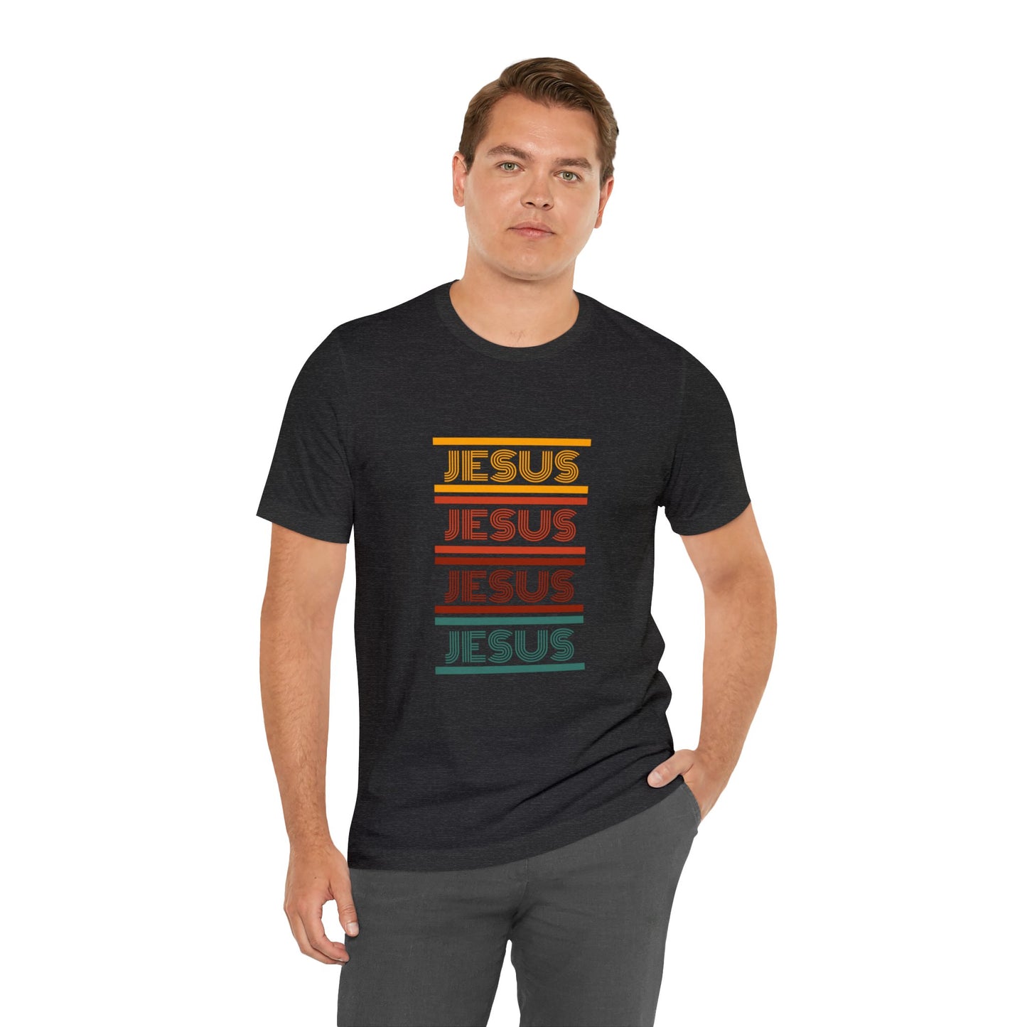 Retro Jesus Short Sleeve Tee
