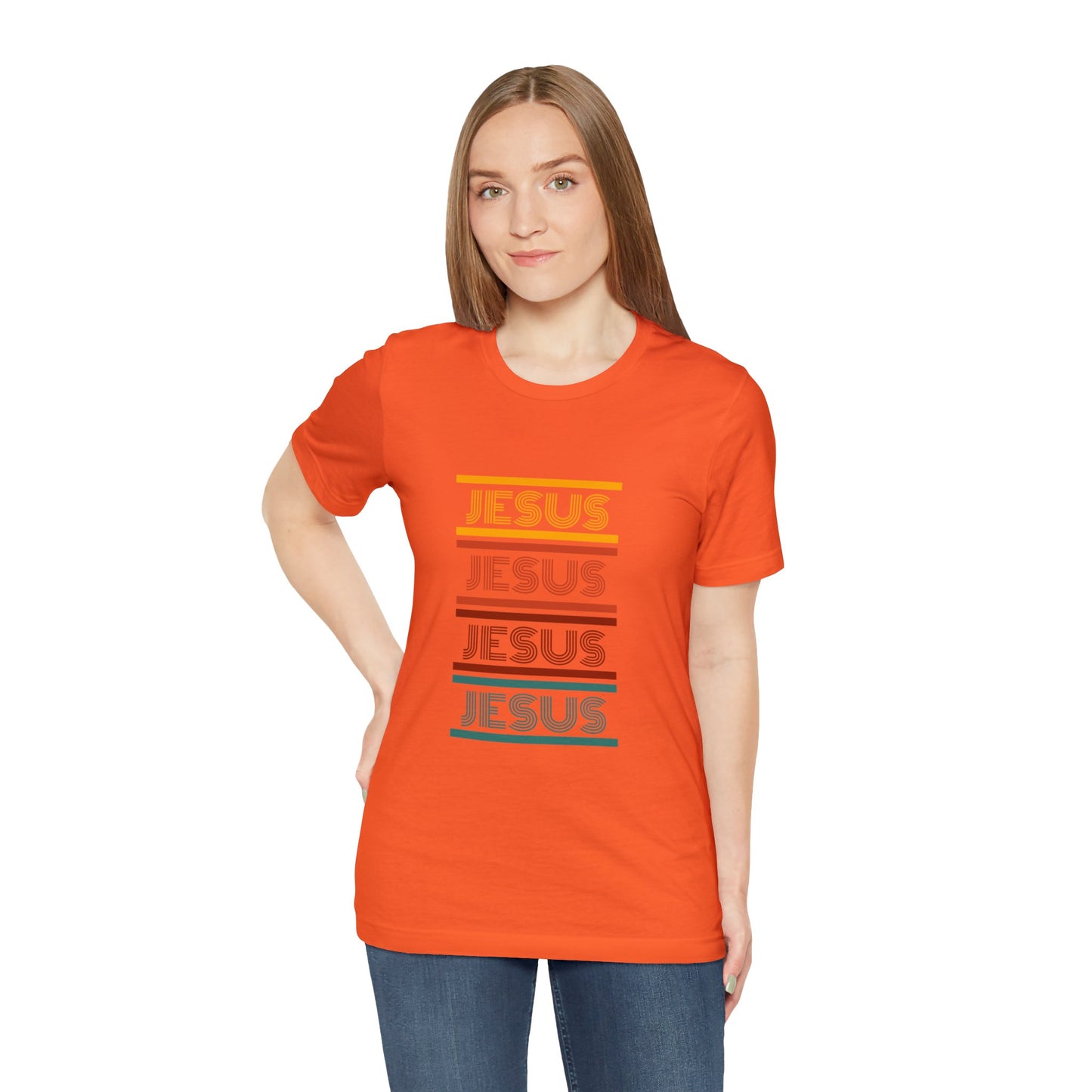 Retro Jesus Short Sleeve Tee