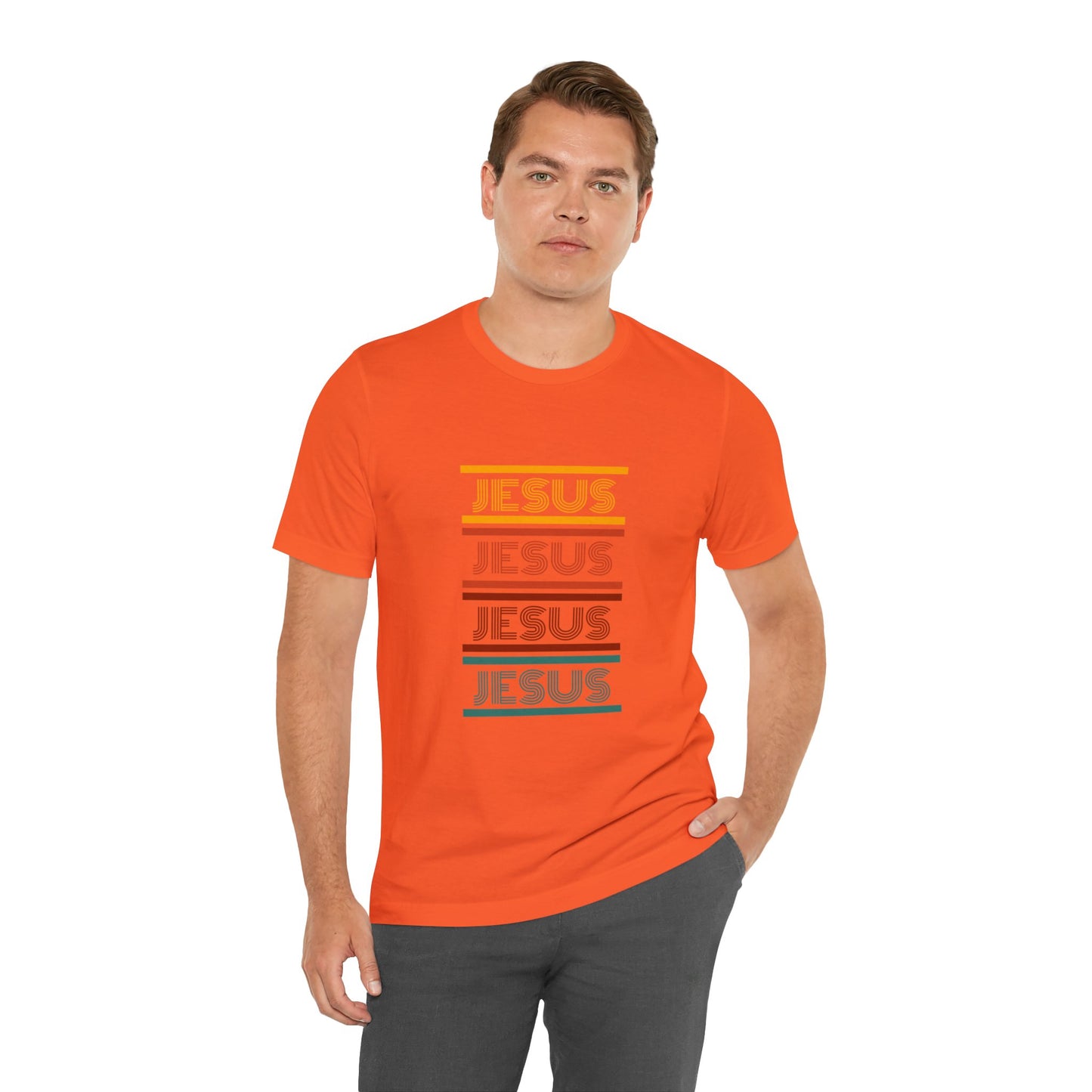 Retro Jesus Short Sleeve Tee