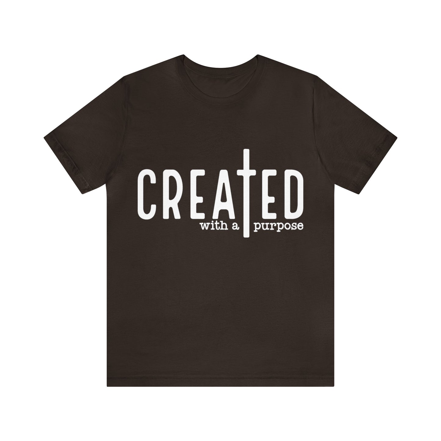 Unisex Created With A Purpose Short Sleeve Tee
