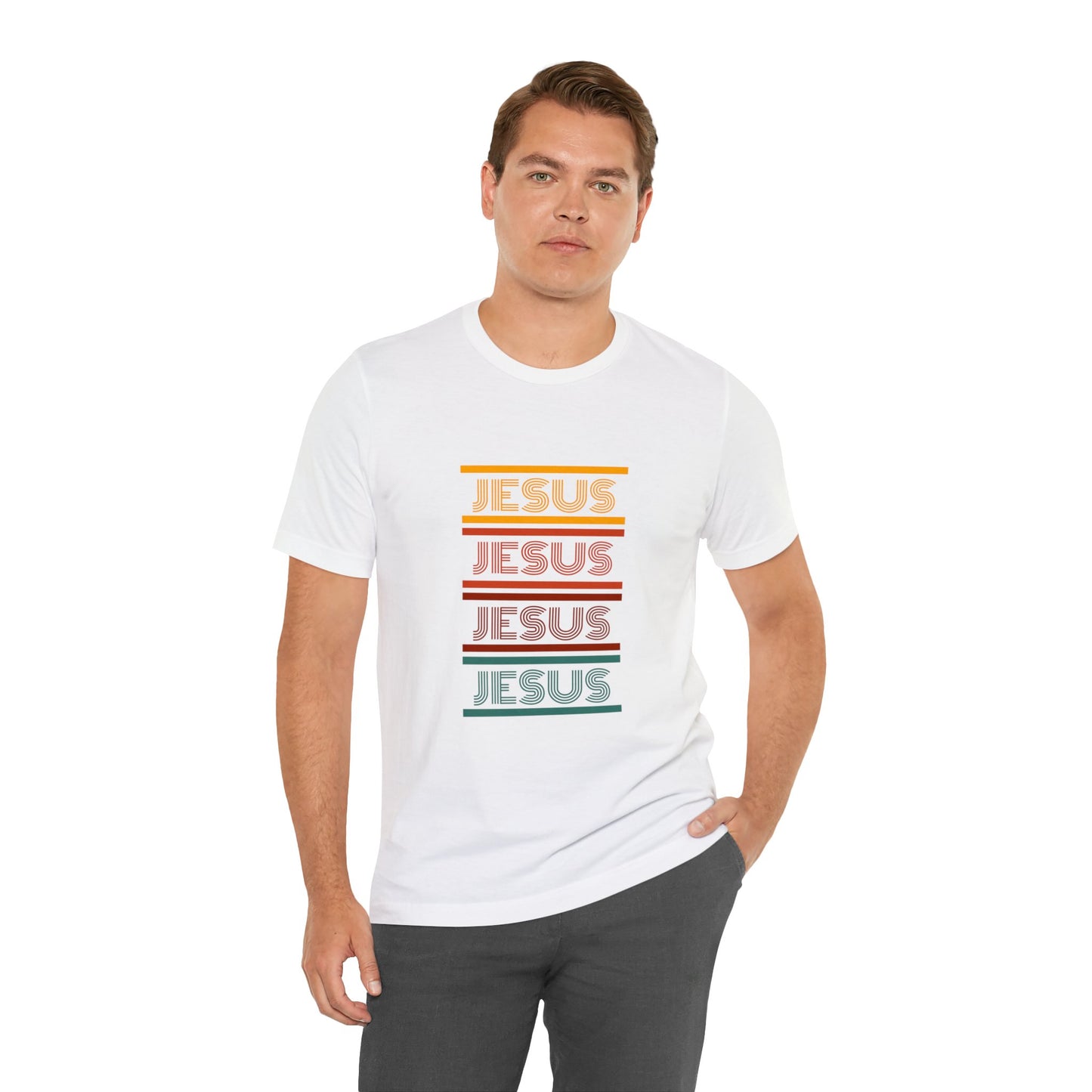 Retro Jesus Short Sleeve Tee