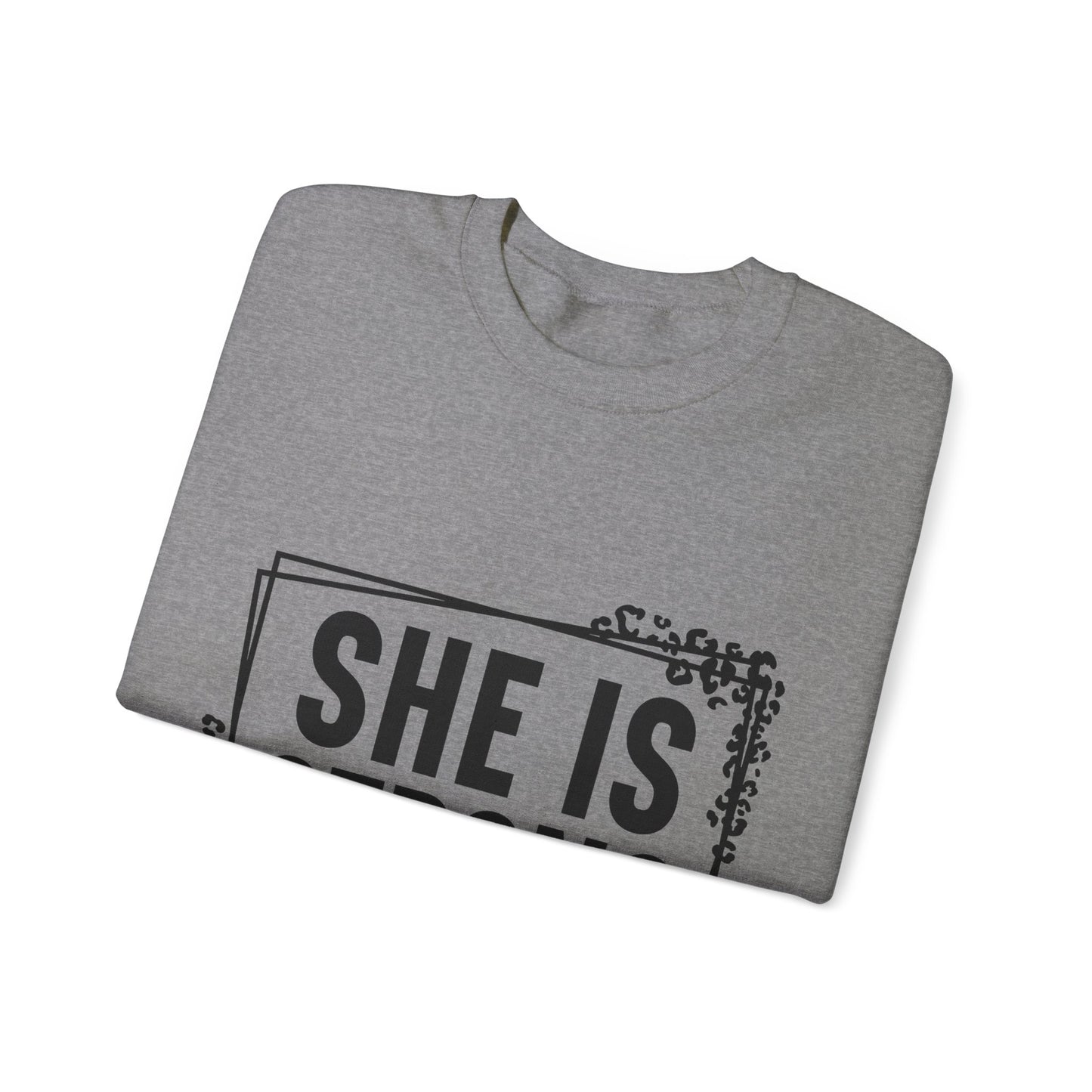 She Is Strong Crewneck Sweatshirt