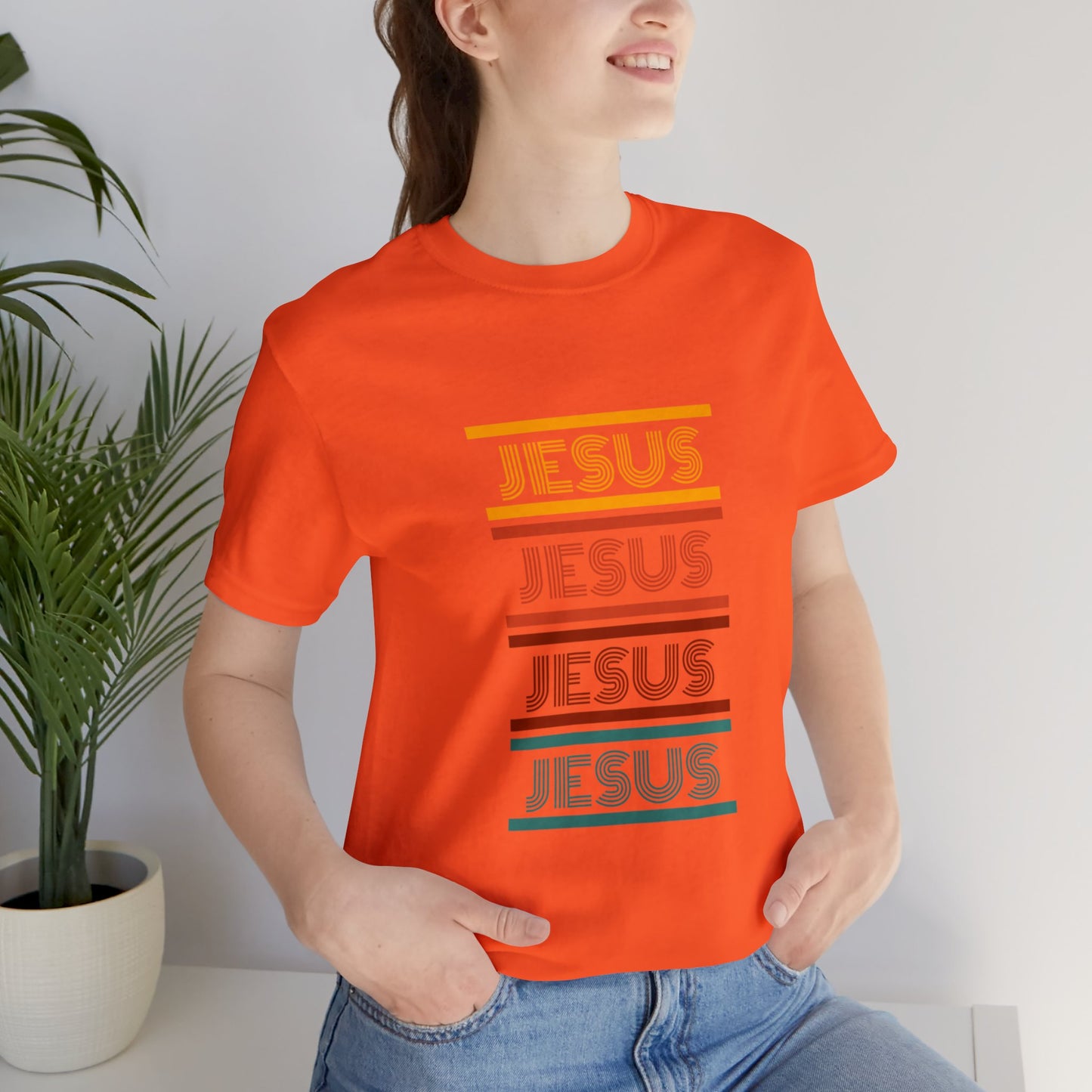 Retro Jesus Short Sleeve Tee