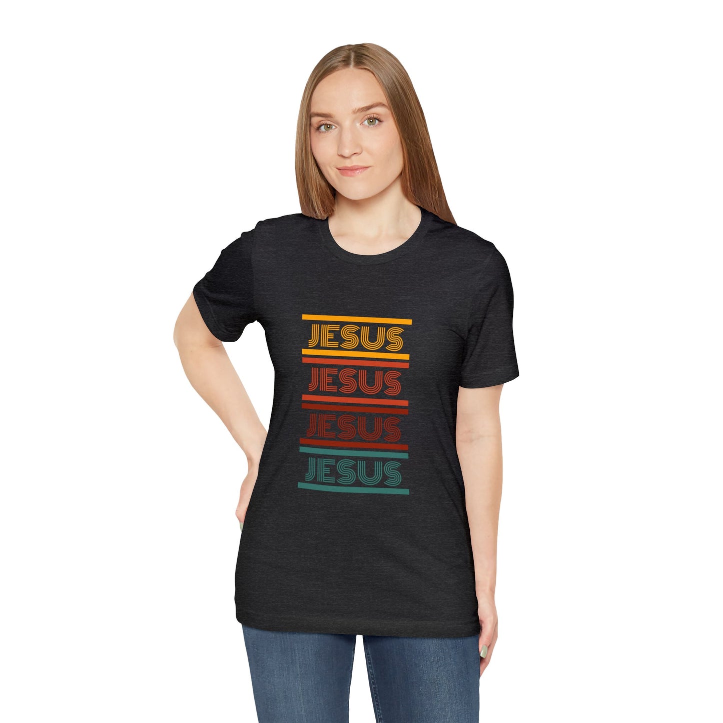 Retro Jesus Short Sleeve Tee